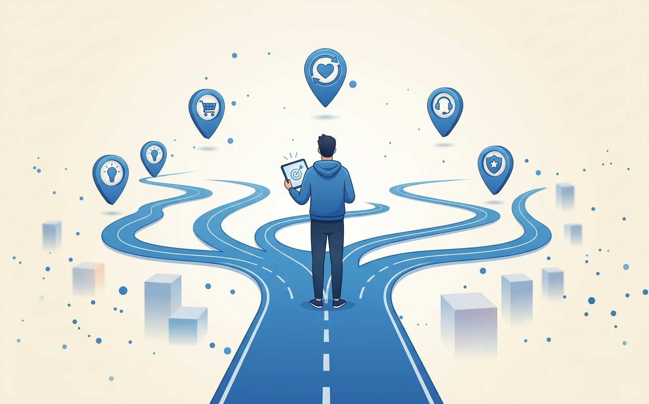 image showing customer journey map
