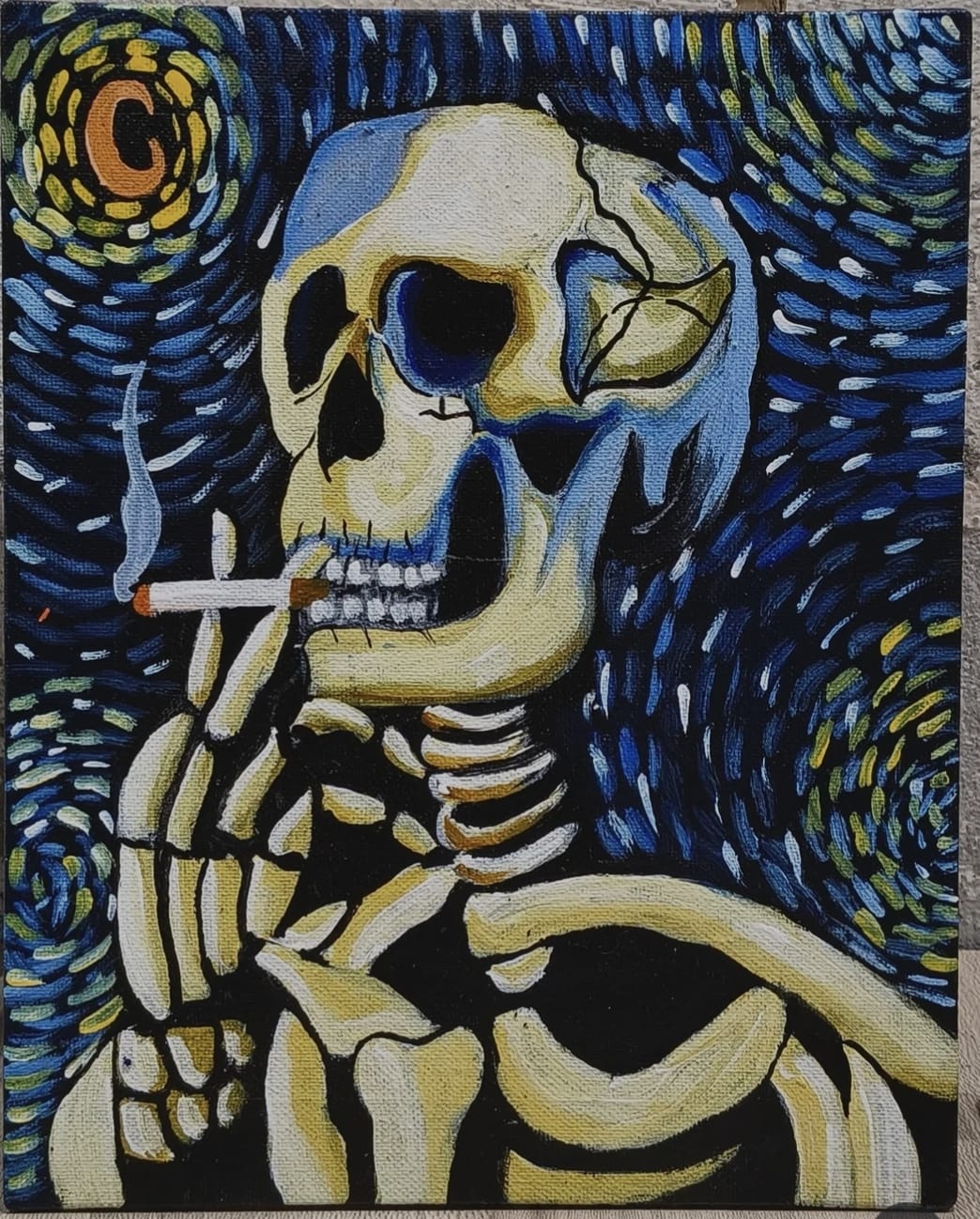 Smoking Skeleton